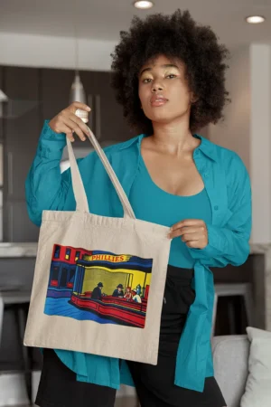 Tote Bag Nighthawks - Natural