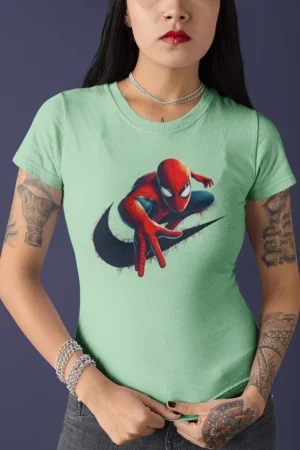 Дамска тениска Spidernike - Neo Mint