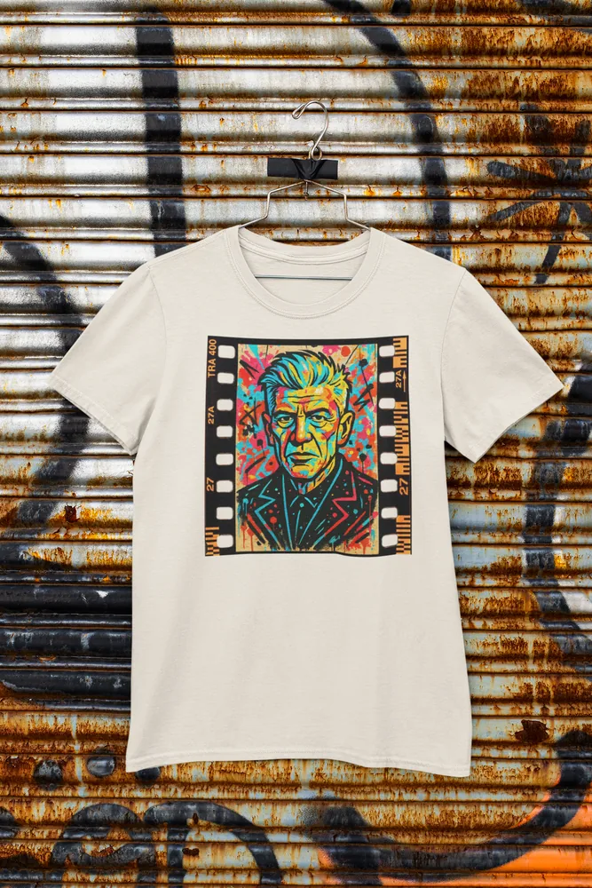Мъжка тениска с щампа Портрет на David Lynch