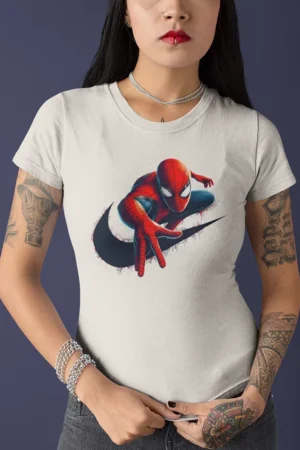 Дамска тениска Spidernike - Natural