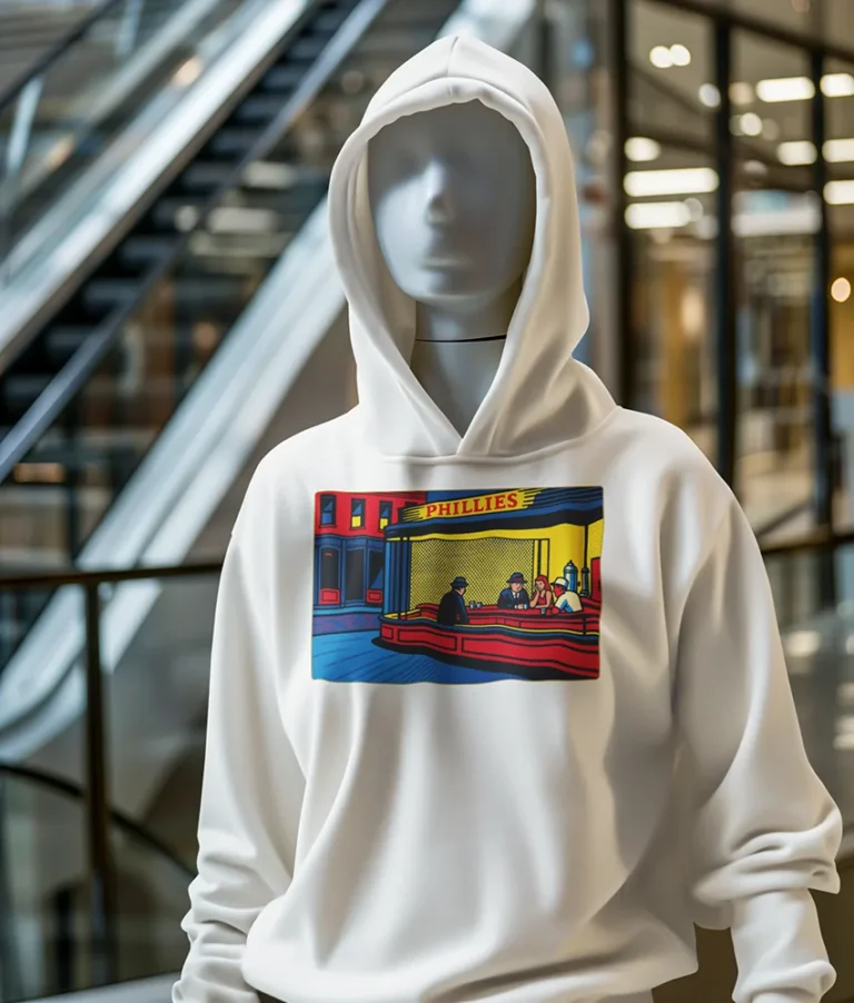 Суичър с щампа Нощният бар на Edward Hopper