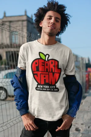 Мъжка тениска с щампа Логото на Pearl Jam