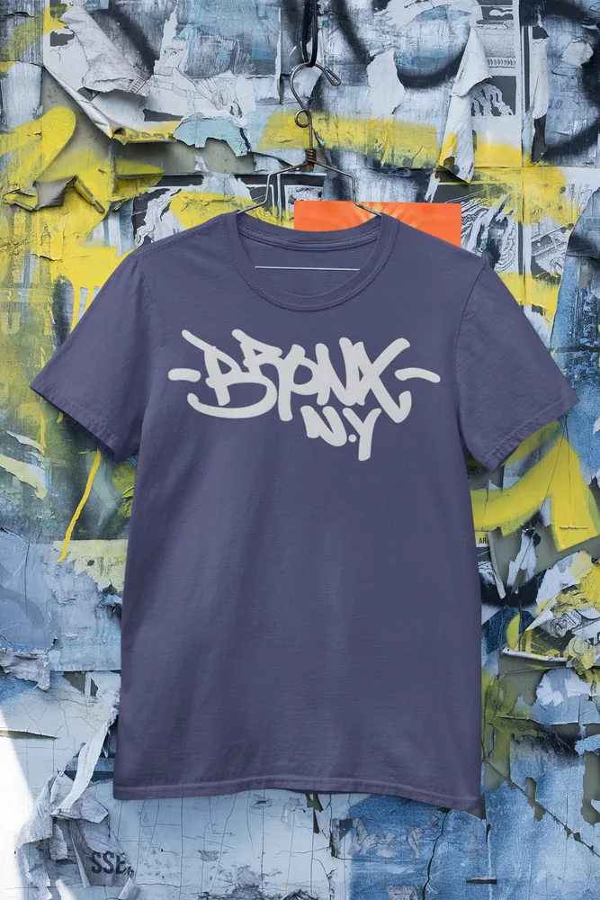 Мъжка тениска с щампа Надпис BRONX N.Y.