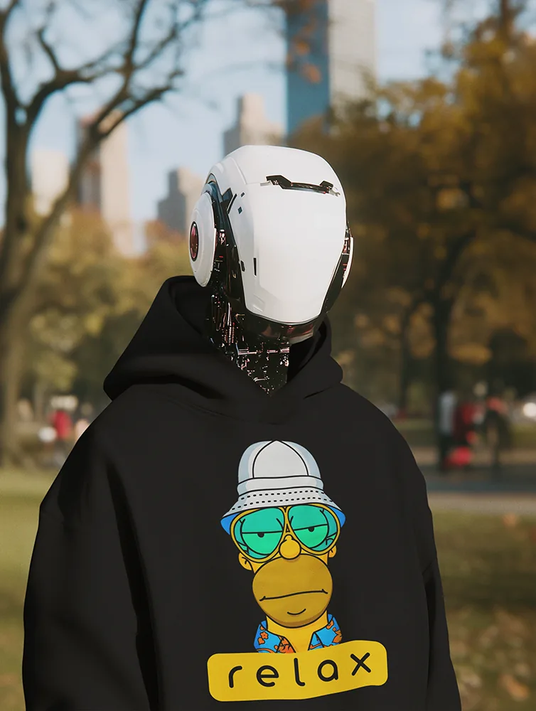 Суичър с щампа Homer Simpson