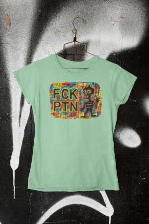 Дамска тениска FCK PTN I - Neo Mint