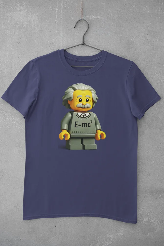 Мъжка тениска с щампа Einstein