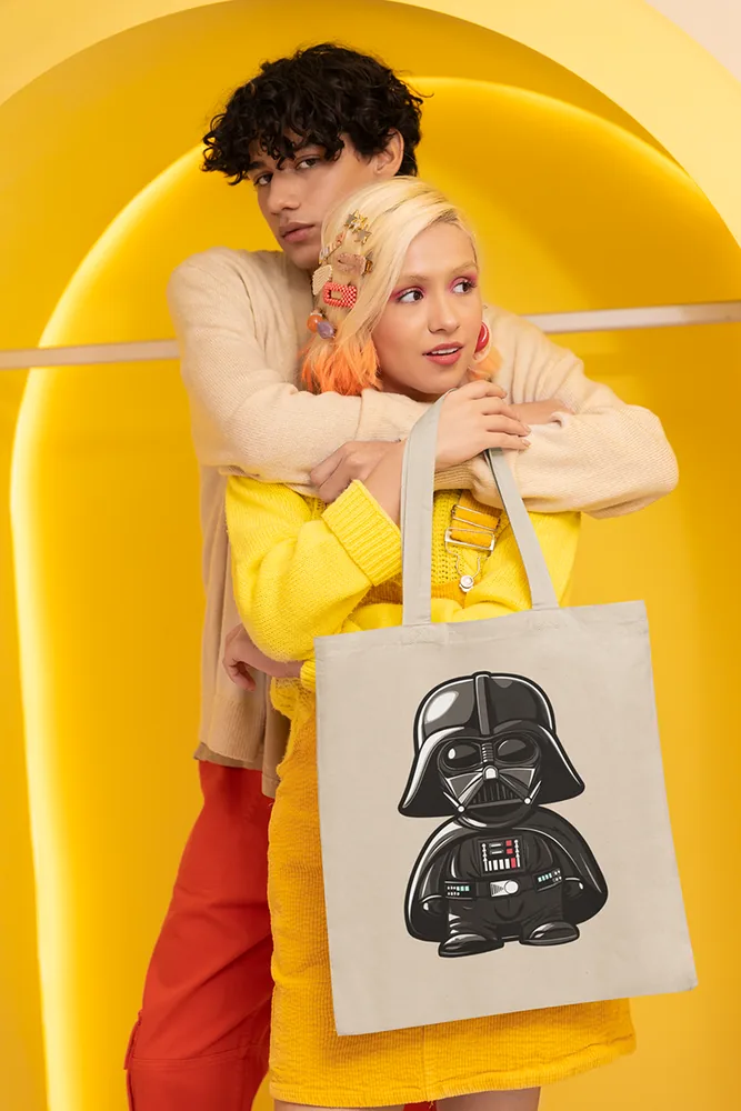 Памучна чанта с щампа Бебе Darth Vader