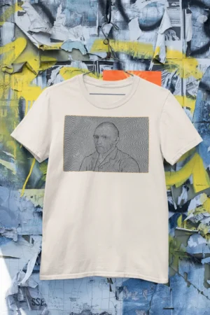 Мъжка тениска с щампа Van Gogh