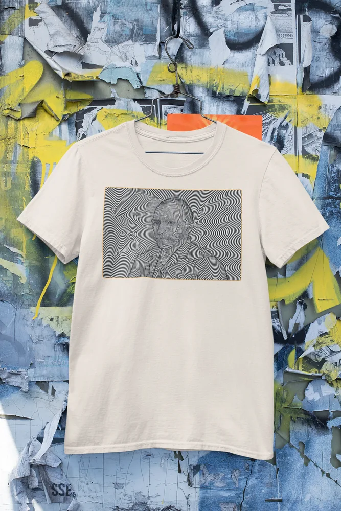 Мъжка тениска с щампа Van Gogh